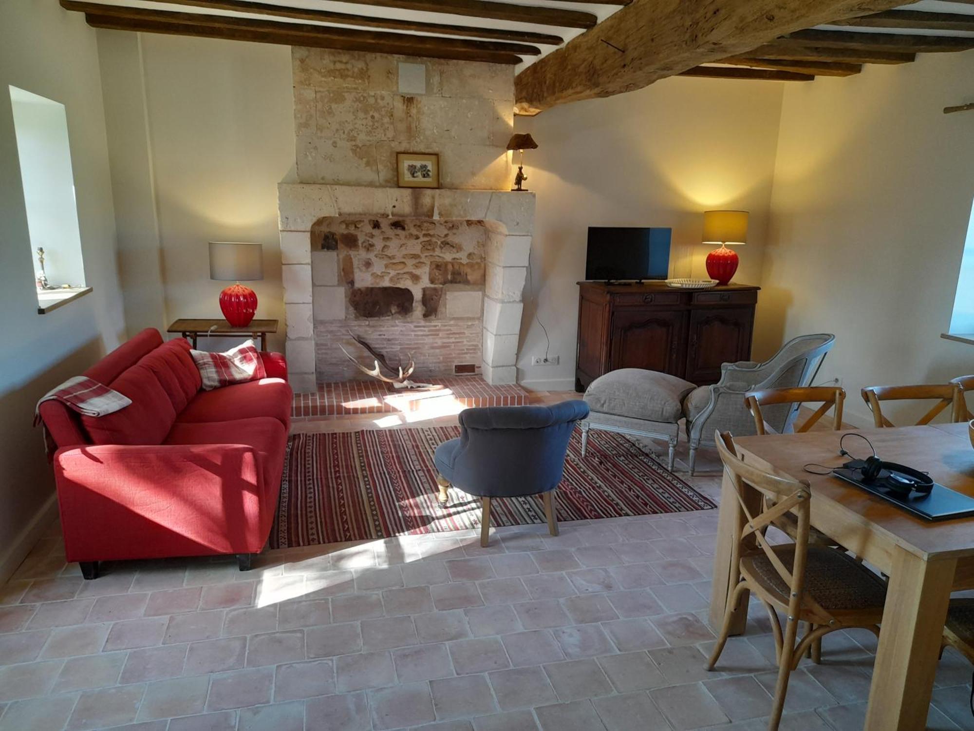 Le Puits Renaissance - Gites De Caractere Et Piscine Chauffee Chambourg-sur-Indre ภายนอก รูปภาพ